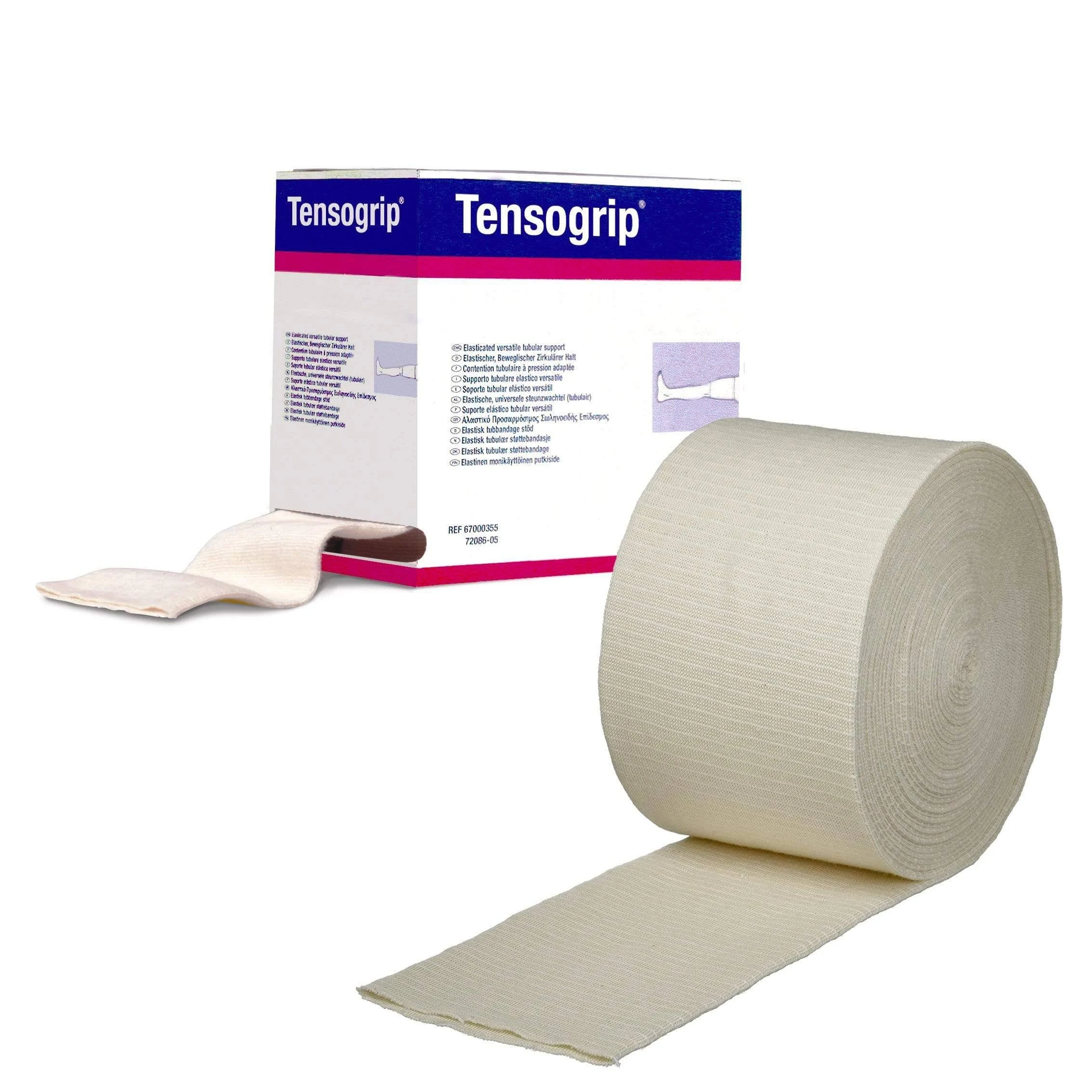 Elastic Tubular Support Bandage Tensogrip 2-3/4 Inch X 5 Yard Medium Arm / Small Ankle Pull On Beige NonSterile Size C Standard Compression 1/BX