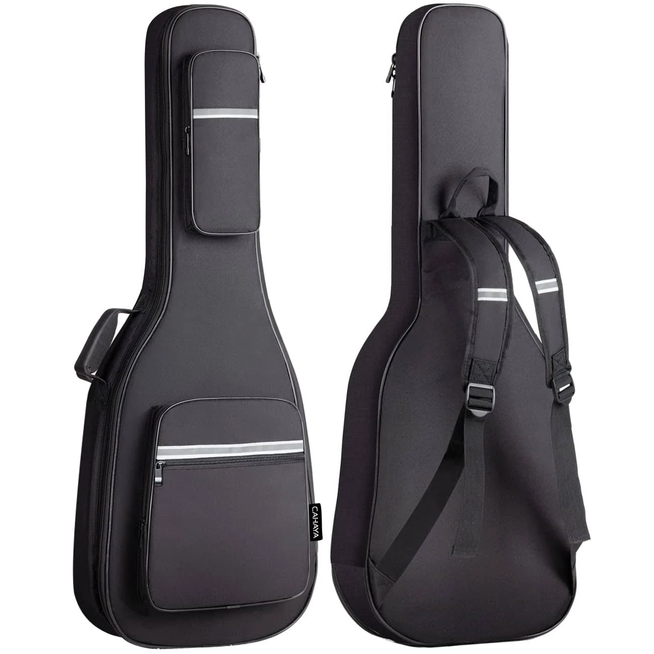 Electric Guitar Bag Gig Bag 6mm Padding Backpack Padded Soft Guitar Case Blac...