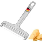 Westmark Germany Heavy Duty Stainless Steel Wire Cheese Slicer Angle Adjustable (Grey),7" x 3.9" x 0.2" -