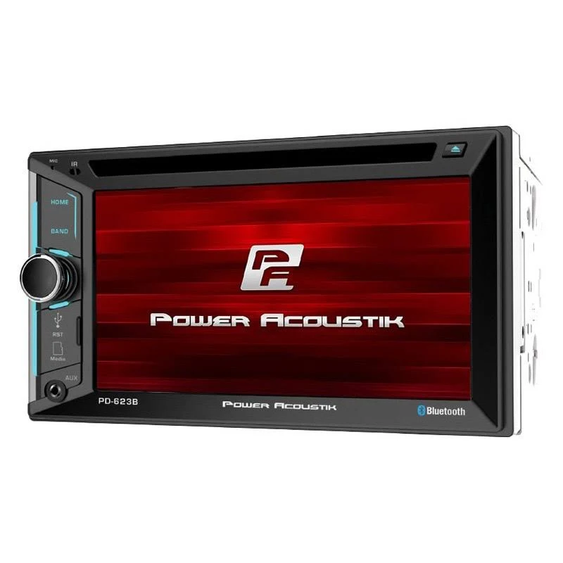 Power Acoustik Pd-625b 6.2" Incite Double-DIN In-Dash Detachable LCD Touchscreen ...