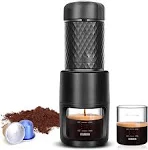 Staresso Portable Espresso Machine - Manual Espresso with Rich & Thick Crema