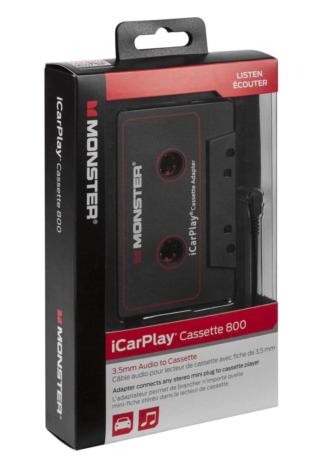 Monster Cassette Adapter 800 for MP3s & Smartphones