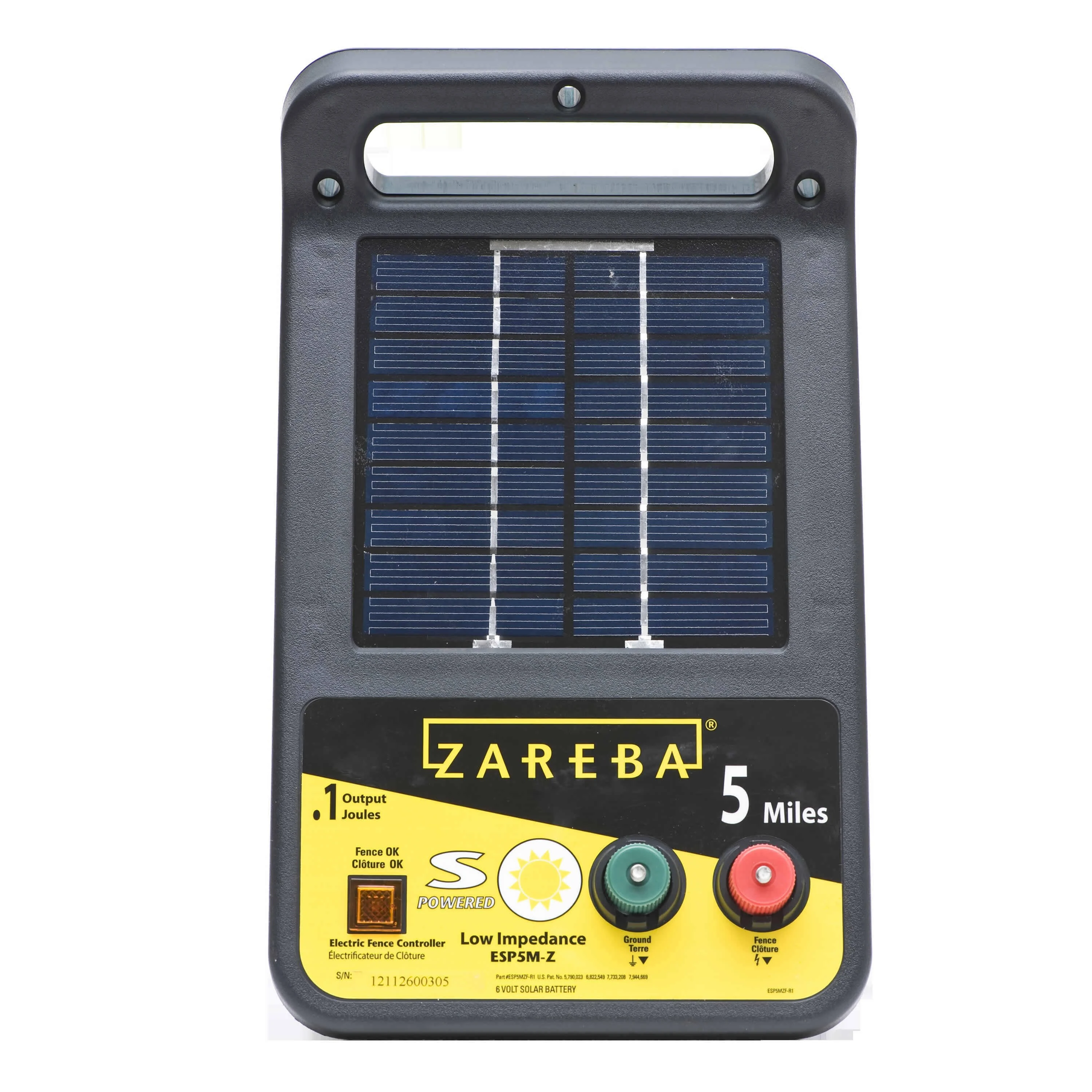 Zareba 5-Mile Solar Low Impedance Charger