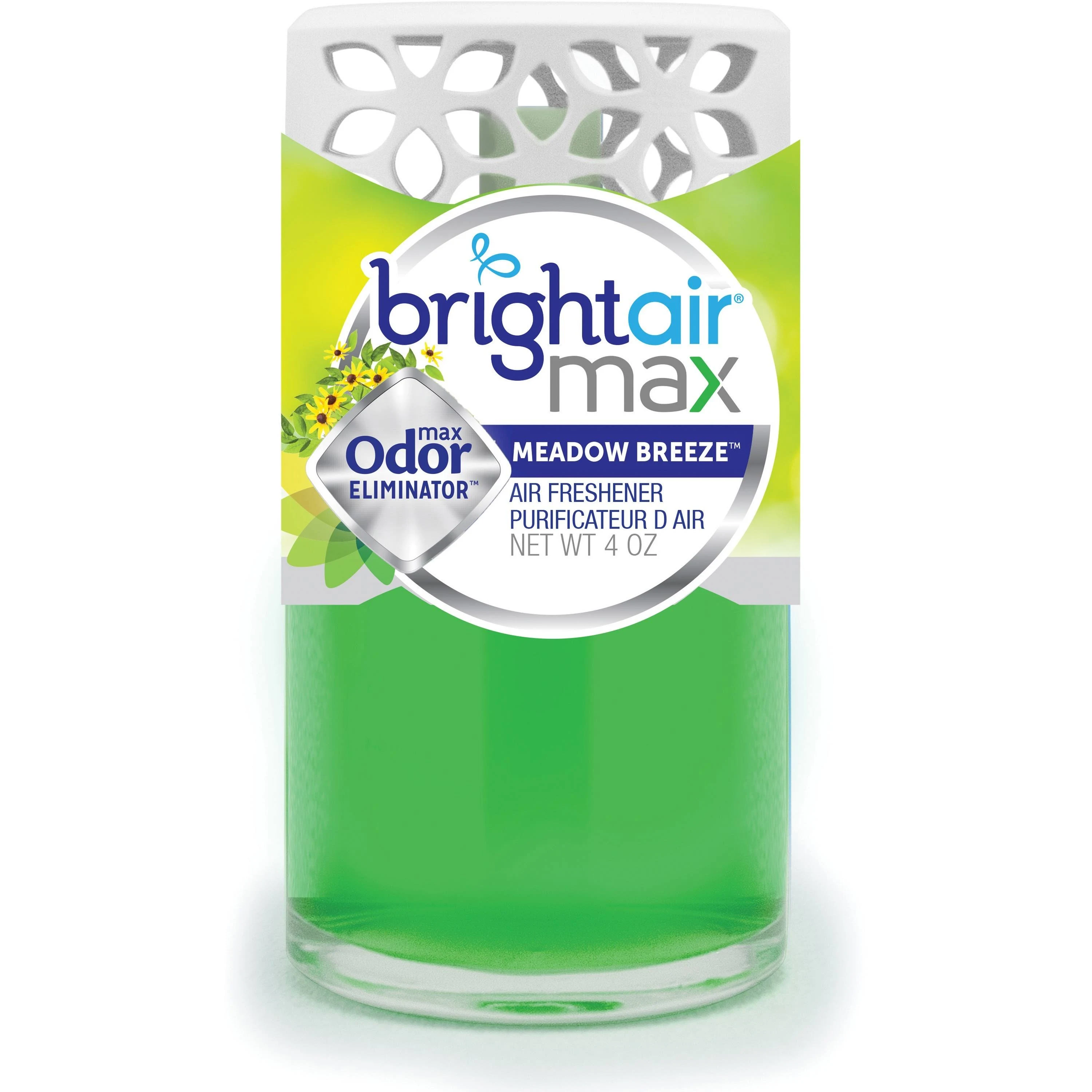 Bright Air Max Scented Oil Air Freshener Meadow Breeze 4 oz