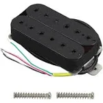 FLEOR Bridge Pickup Double Coil Humbucker Pickups for Electric Guitar Pickup-Black