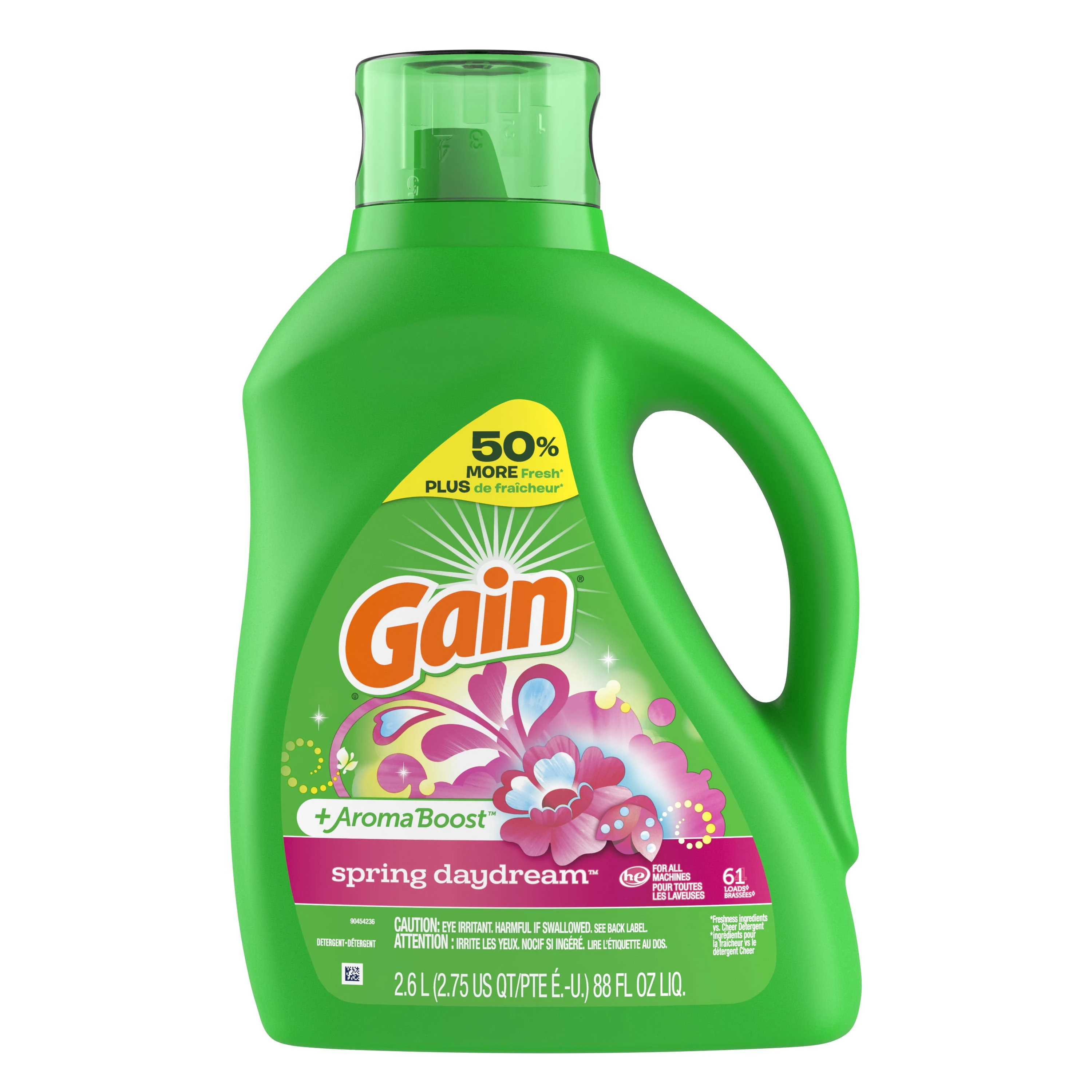 Gain Liquid Laundry Detergent, Spring Daydream - 88 fl oz