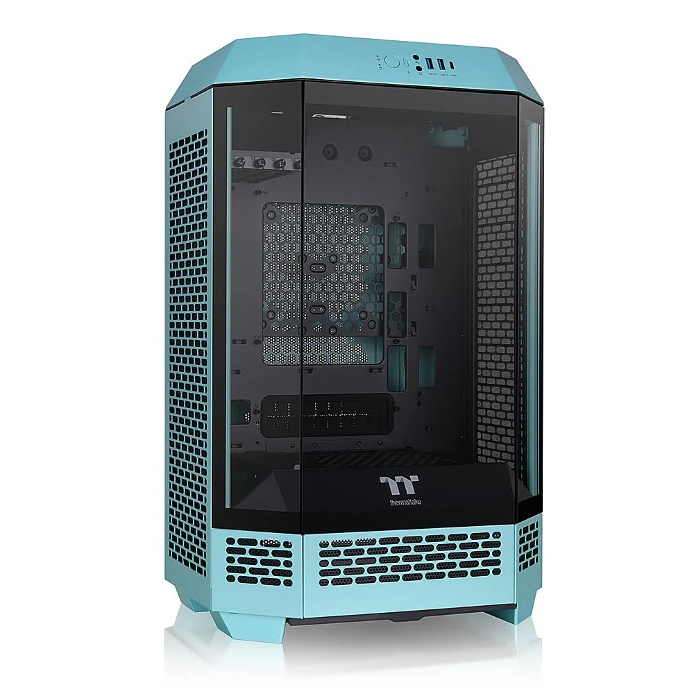 Gabinete Micro Torre Thermaltake 300 Cristal Templado Usb-c Color Matcha Green