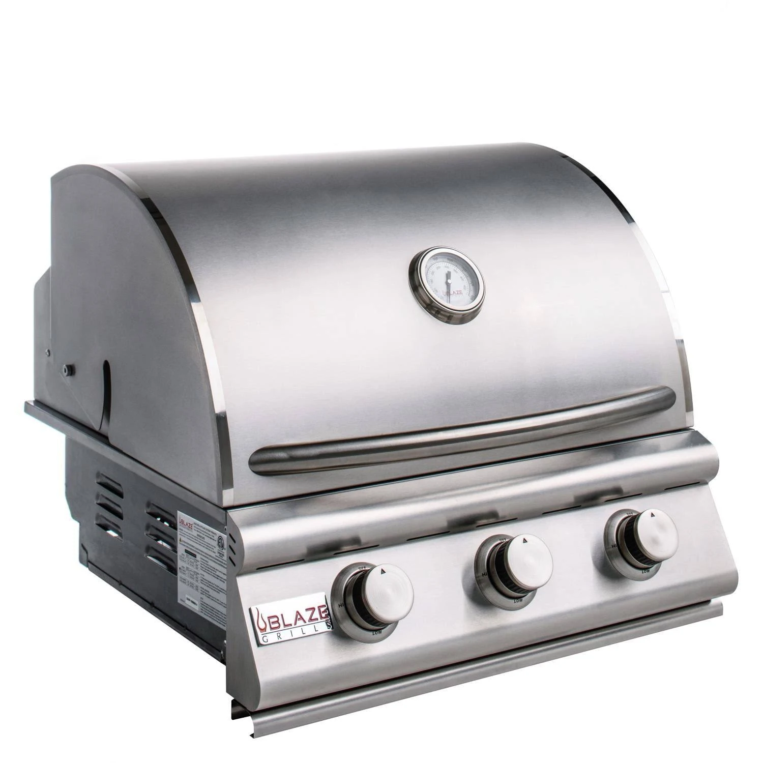 Blaze Prelude LBM 25-Inch 3-Burner Built-In Gas Grill (BLZ-3LBM-LP/NG)