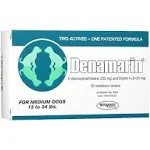 Nutramax Denamarin Tablets for Cats and Dogs Medium size 30 Count