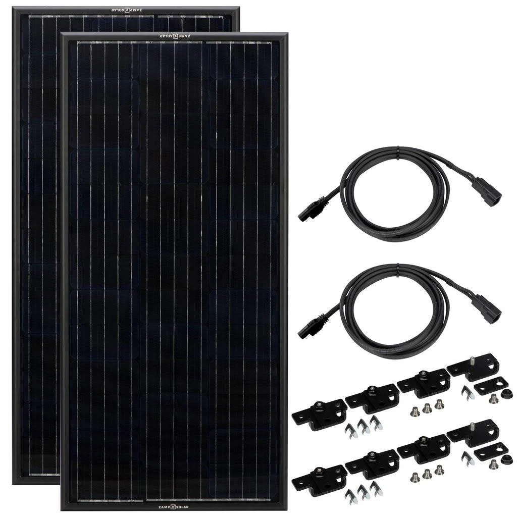 Zamp Solar Obsidian Series 200 Watt Solar Panel Kit