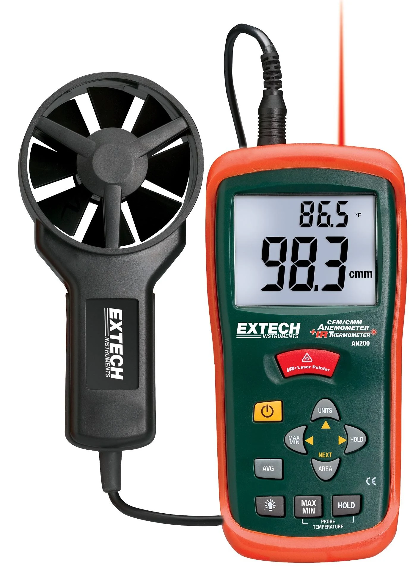 Anemometer, 80 to 5906 fpm