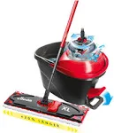 Vileda UltraMat Turbo XL Complete Box Floor Mop, Set, Red