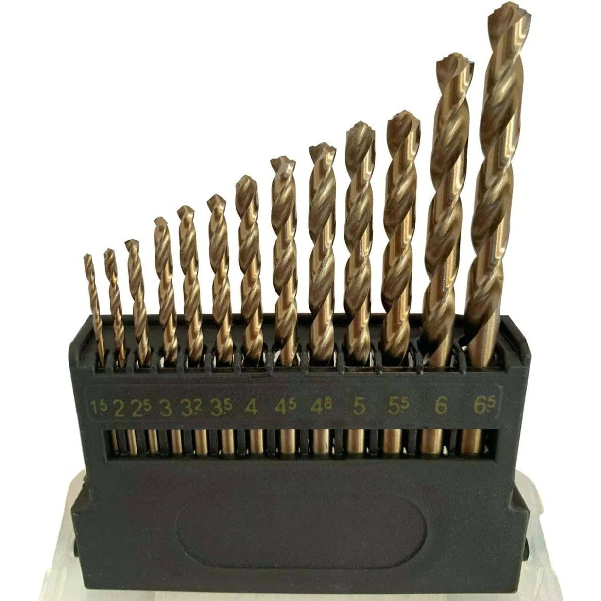 Metric M42 8% Cobalt Twist Drill Bits Set for Stainless Steel and Hard Metal (1mm-10mm/19pcs)