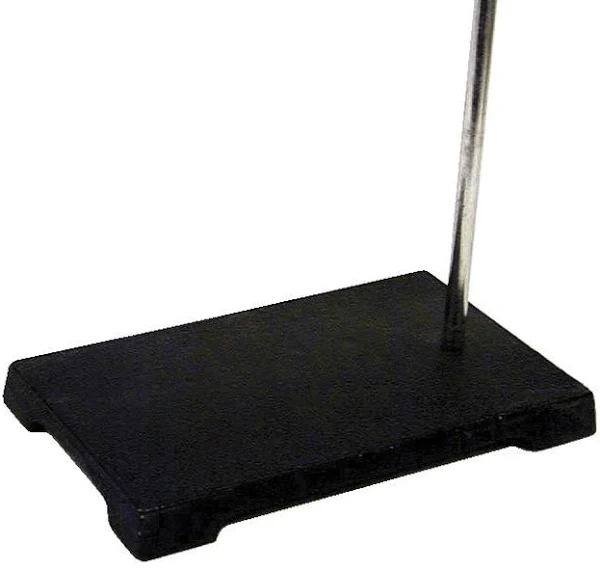 Support Stand w/ Rod, Cast Iron, 4" x 6" Base with 18" Rod