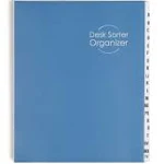 Smead Desk File/Sorter, Alphabetic (A-Z), 20 Dividers, Letter Size, Dark Blue (89282)