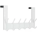 WEBI Over The Door Hook,Over Door Towel Rack,Door Hanger,Door Coat Hanger,Over The Door Coat Rack,Door Hooks for Hanging Clothes,Towels,Behind Back of