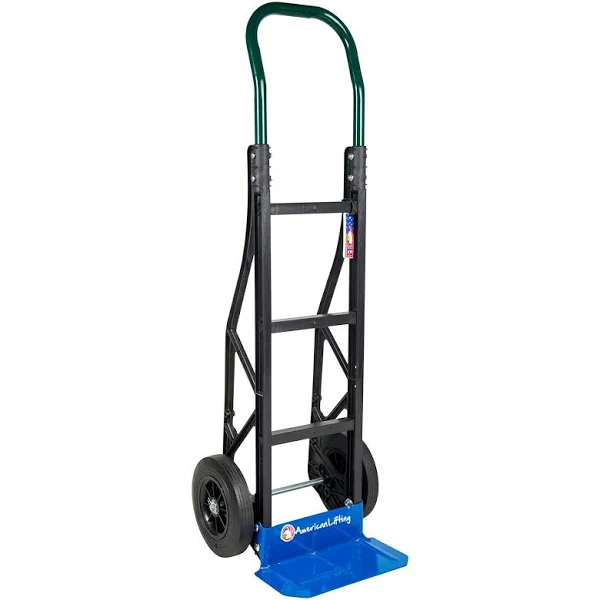 American Lifting 600 lb Capacity Ultra Lightweight Super Strong Nylon Convertible Hand Truck & Dolly