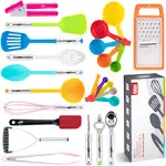 Kitchen Utensils Set, Cooking Utensil Sets Kitchen Gadgets, Pots and Pans set...