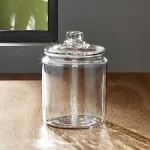 Anchor Hocking Heritage Hill Glass 0.5 Gallon Storage Jar, Set of 2 