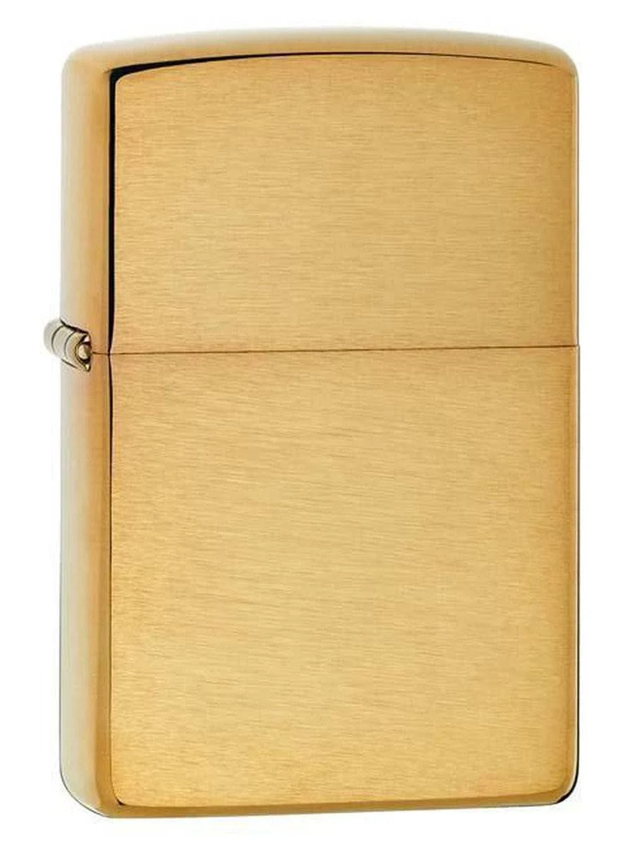 Zippo Windproof Lighter Armor Case (1.5 Times Thicker) Brushed Brass