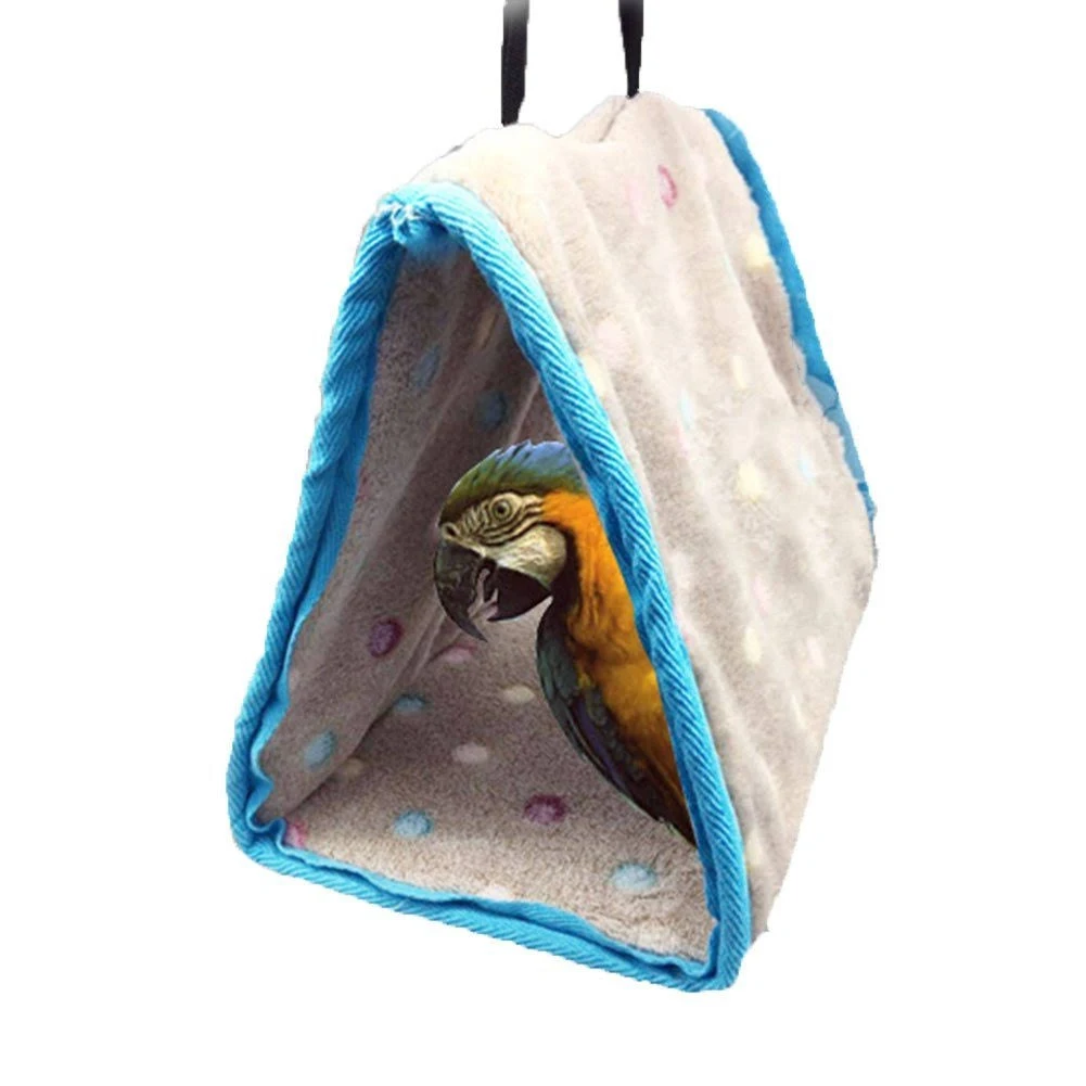 Winter Warm Bird Nest House Hut for Parrot Macaw African Grey Eclectus Parakeet