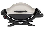 Weber 1-Burner Liquid Propane Portable Tabletop Grill with Push-Button Ignition