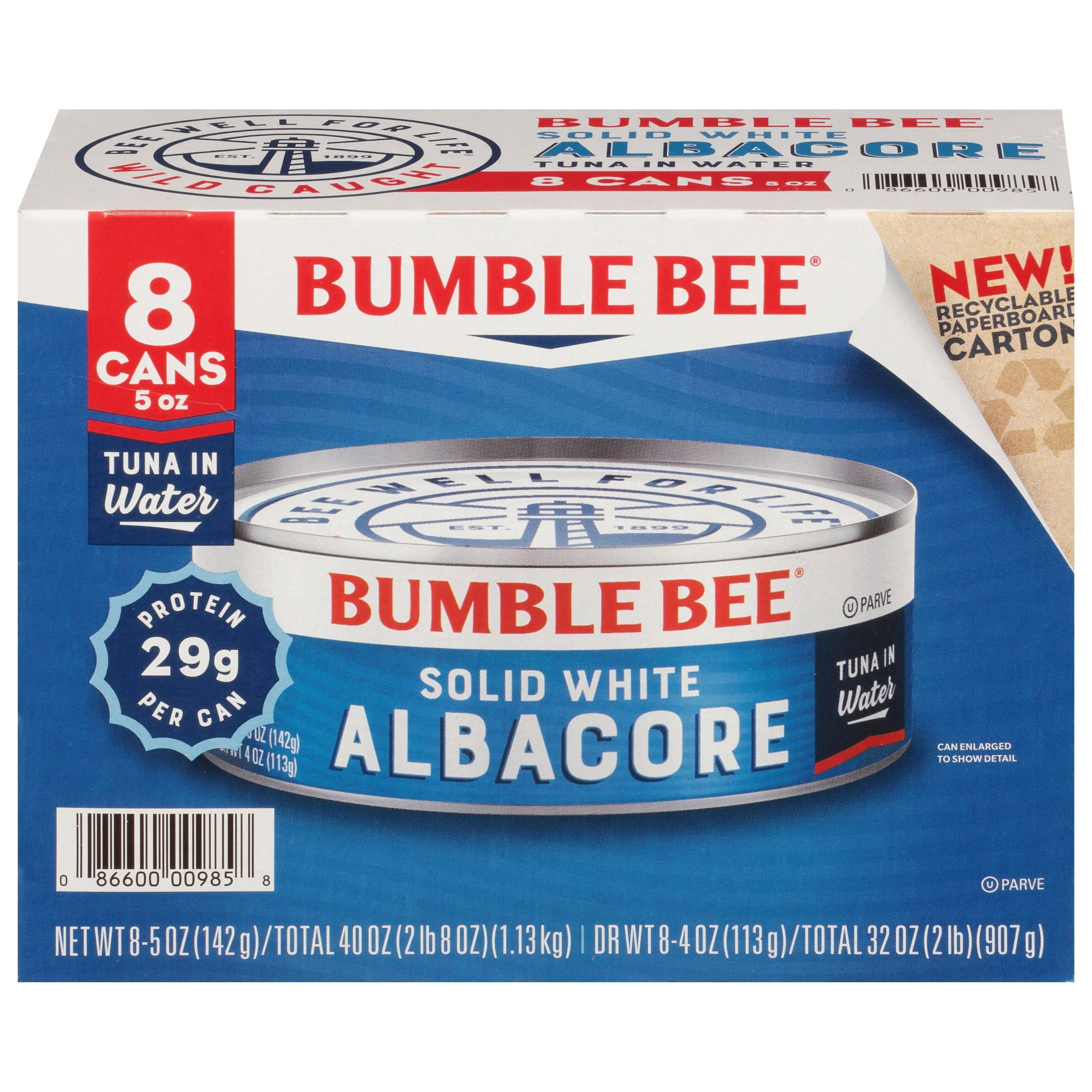 Bumble Bee Solid White Albacore Tuna in Water