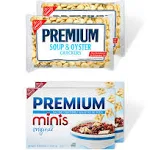 Premium Saltine Crackers Variety Pack, 2 Bags Oyster Crackers , 2 Boxes Minis Saltine Crackers, 4 Packs