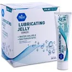 Med Pride Lubricating Jelly Tube| 4FL oz Tubes, Box of 12| Water Soluble, Sterile, Bacteriostatic, | Ideal for Enema Equipment, Rectal Thermometer