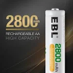 AA Rechargeable Batteries,16-P<wbr/>ack Double A Battery (ProCyco 2800mAh) with AA ...