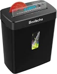 Woolsche Paper Shredder, 10-Sheet Cross Cut with 3.43-Gallon Basket, P-4 Security Level,3-Mode Design Shred CD and Credit Card, Durable&Fast with Jam