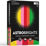 ASTROBRIGHTs Color Cardstock 8.5 x 11 Solar Yellow 250/Pack