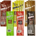 Primal Spirit Vegan Jerky Most Popular Flavors Pack, 10 G. Plant Based Protein, (The Classics 3 Teriyaki, 3 Hickory