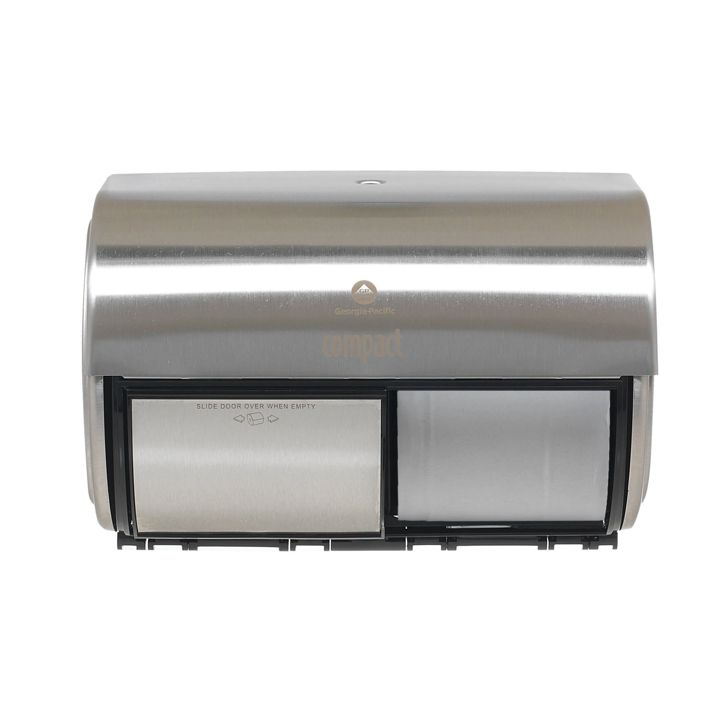 Georgia-Pacific Compact Coreless Side-by-Side 2-Roll Dispenser, 10.13 x 6.75 x 7.13, Stainless