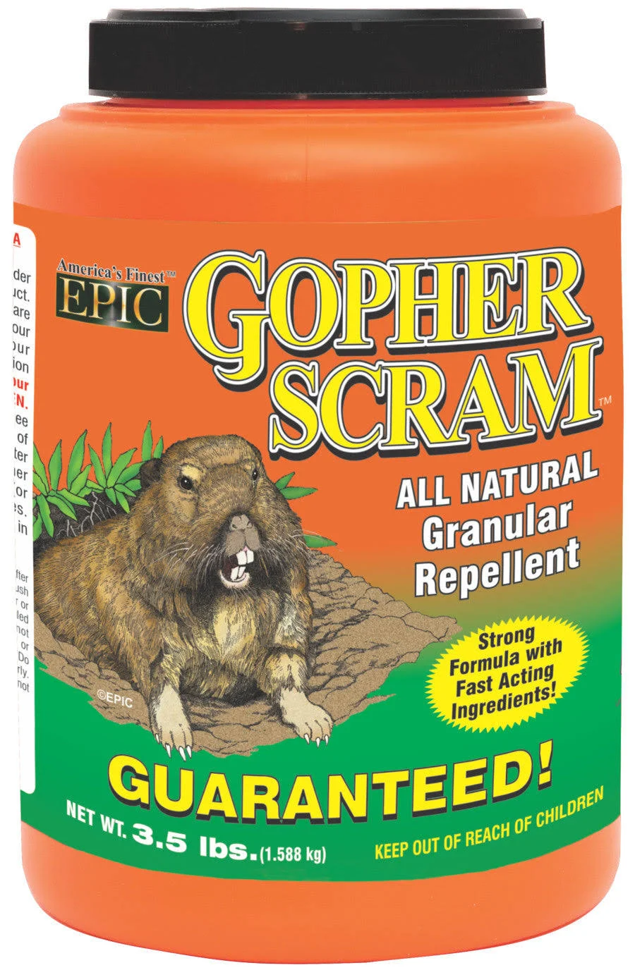 Enviro Protection EPIC Gopher Scram Granular Deterrent, 3.5-Lbs.