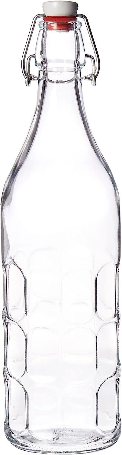 Bormioli Rocco Moresca Bottle, 33.75 oz, Clear