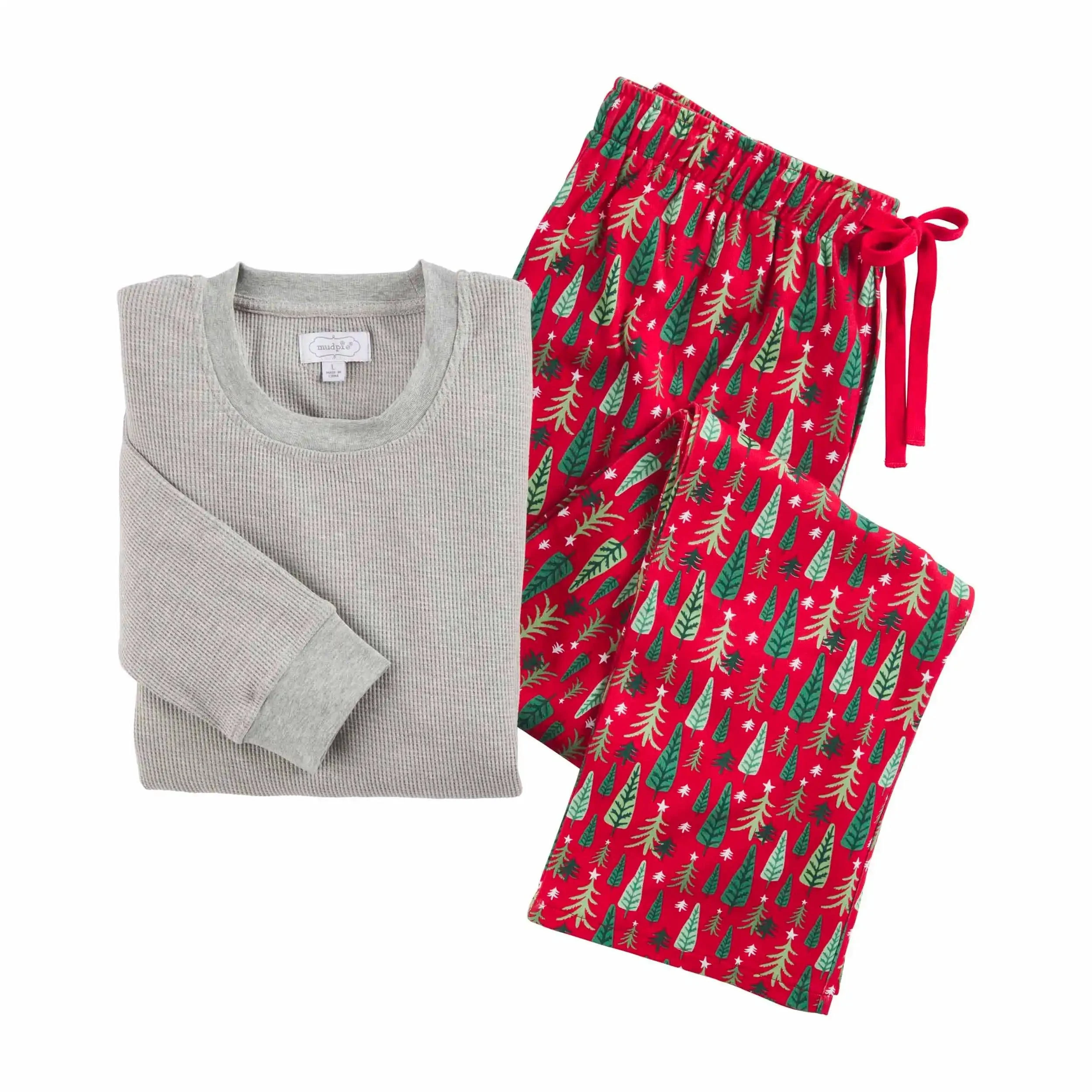 Mud Pie Women's Mens Holiday Christmas Pajamas Set