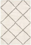 Safavieh Hudson Shag Collection Sgh281a Ivory and Grey Area Rug 5 Feet 1...