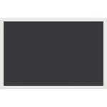 U Brands Magnetic Chalkboard with Decor Frame 30 x 20 Black Surface-White Frame