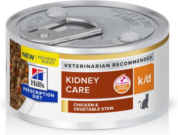 Hill's Prescription Diet k/d Kidney Care Chicken & Vegetable Stew Wet Cat Food