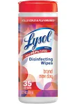 Lysol Brand New Day Disinfecting Wipes, Mango & Hibiscus Scent - 35 wipes, 7.3 oz