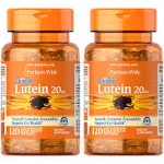 Puritan&#039;s Pride Lutein 20mg Capsule, 240 count (2 pack of 120)