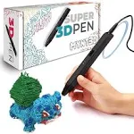 MYNT3D Super 3D Pen, 1.75mm ABS and PLA Compatible 3D Printing Pen