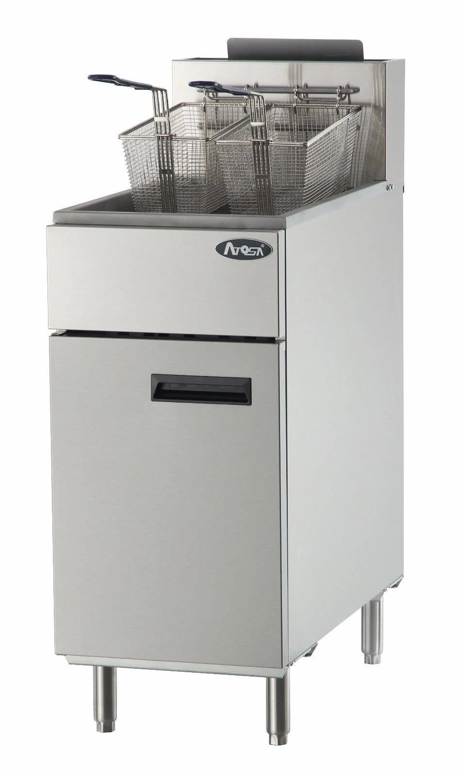 Atosa USA ATFS-40 Floor Model Natural Gas Fryer