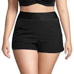 Lands' End Women's 3" Quick Dry Swim Shorts with Panty