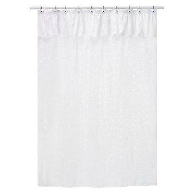 Sweet Jojo Designs Eyelet Shower Curtain, White