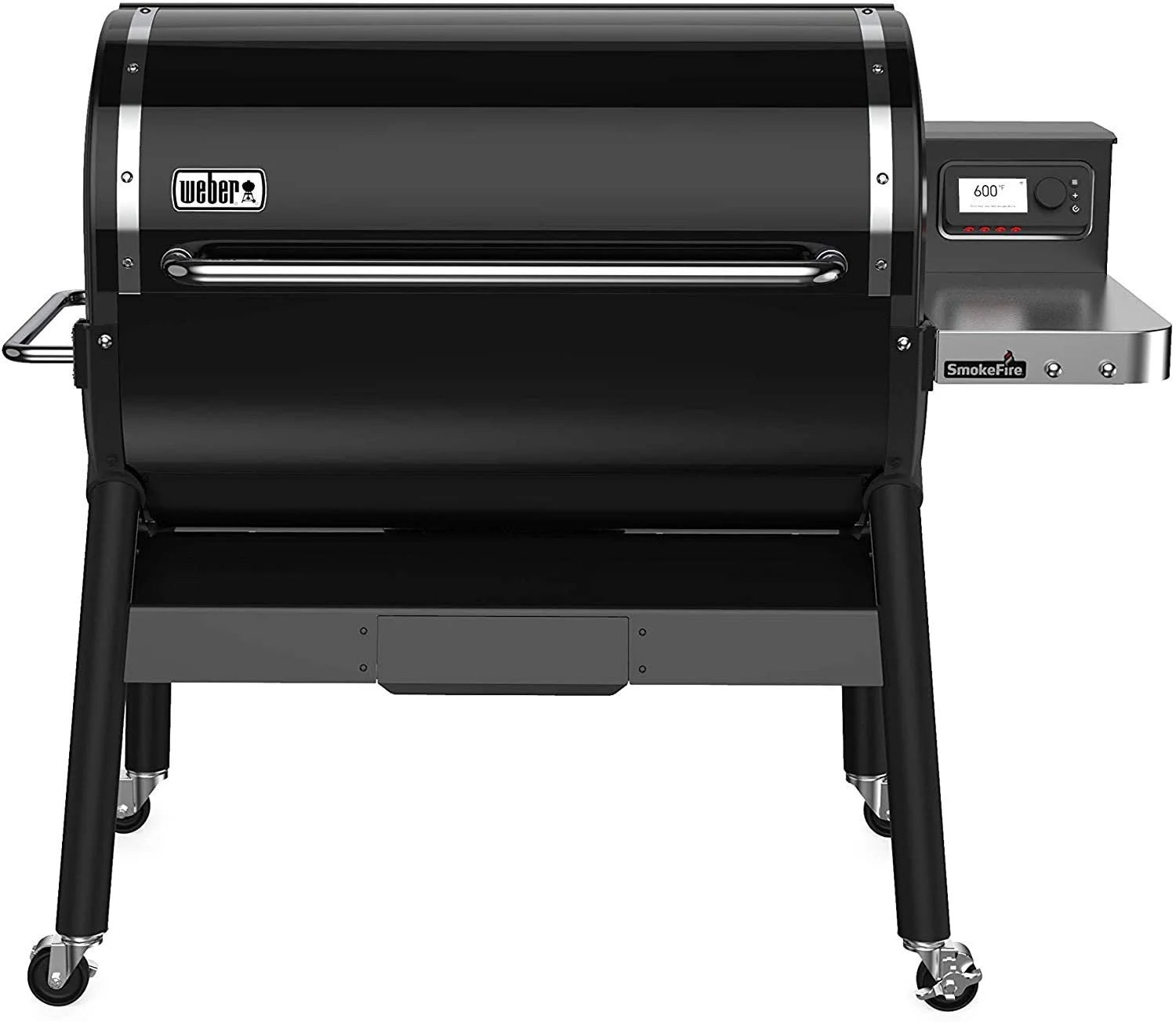 Weber 23510201 SmokeFire EX6 (2nd Gen) Wood Fired Pellet Grill, Black