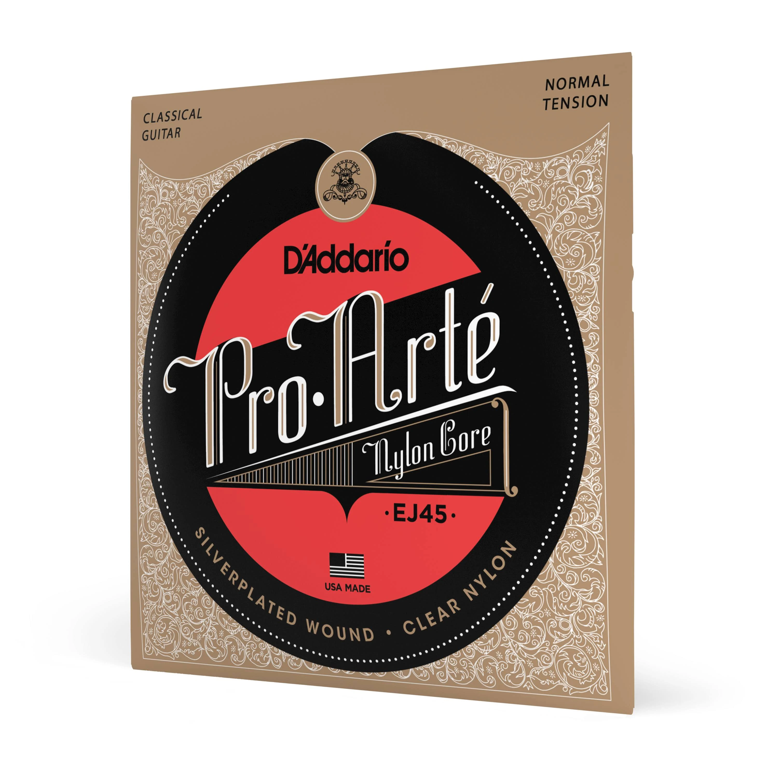 D'Addario EJ45 Normal Tension Pro-Arte Nylon Classical Guitar Strings