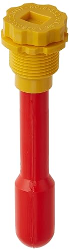 Justrite 08530 Polyethylene Vertical Drum Fill Pop Up Gauge, 3/4" Diameter x 5" Length