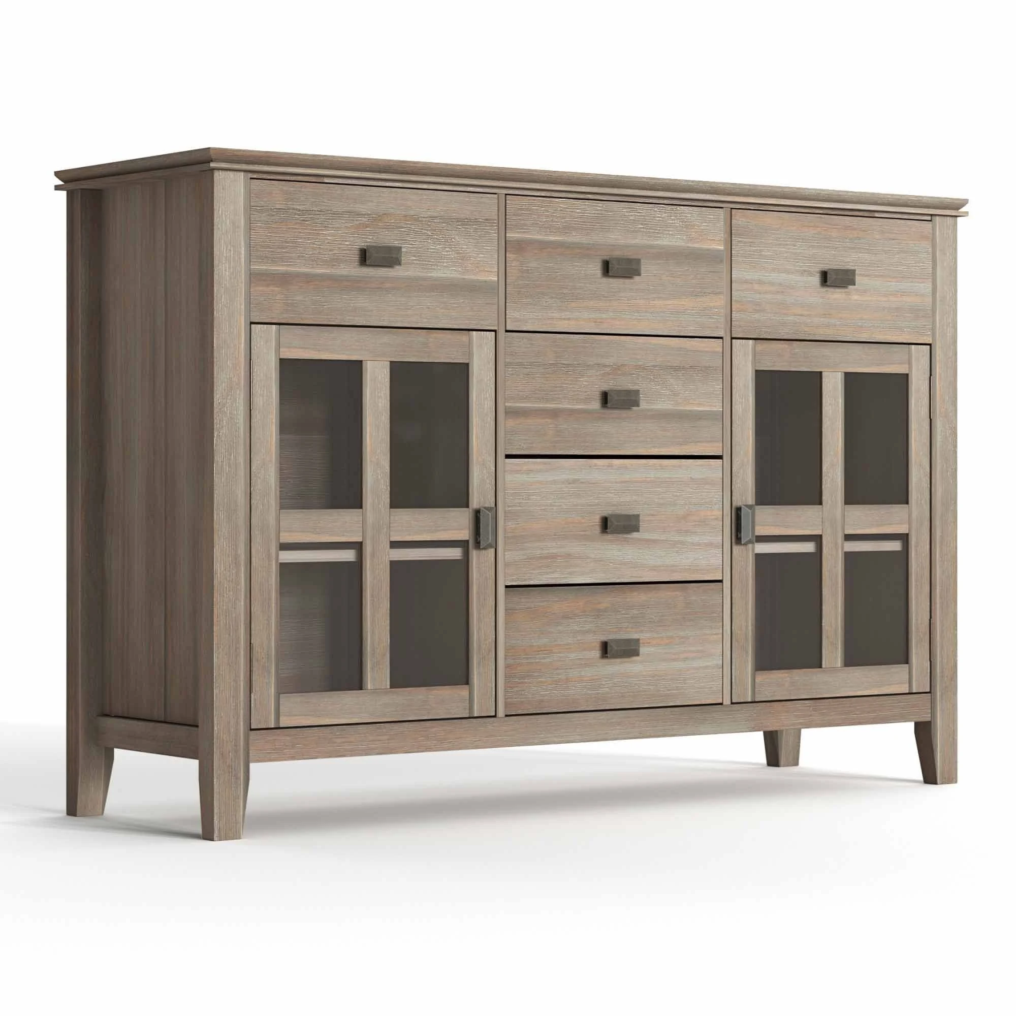 Simpli Home - Artisan Sideboard Buffet - Distressed Grey